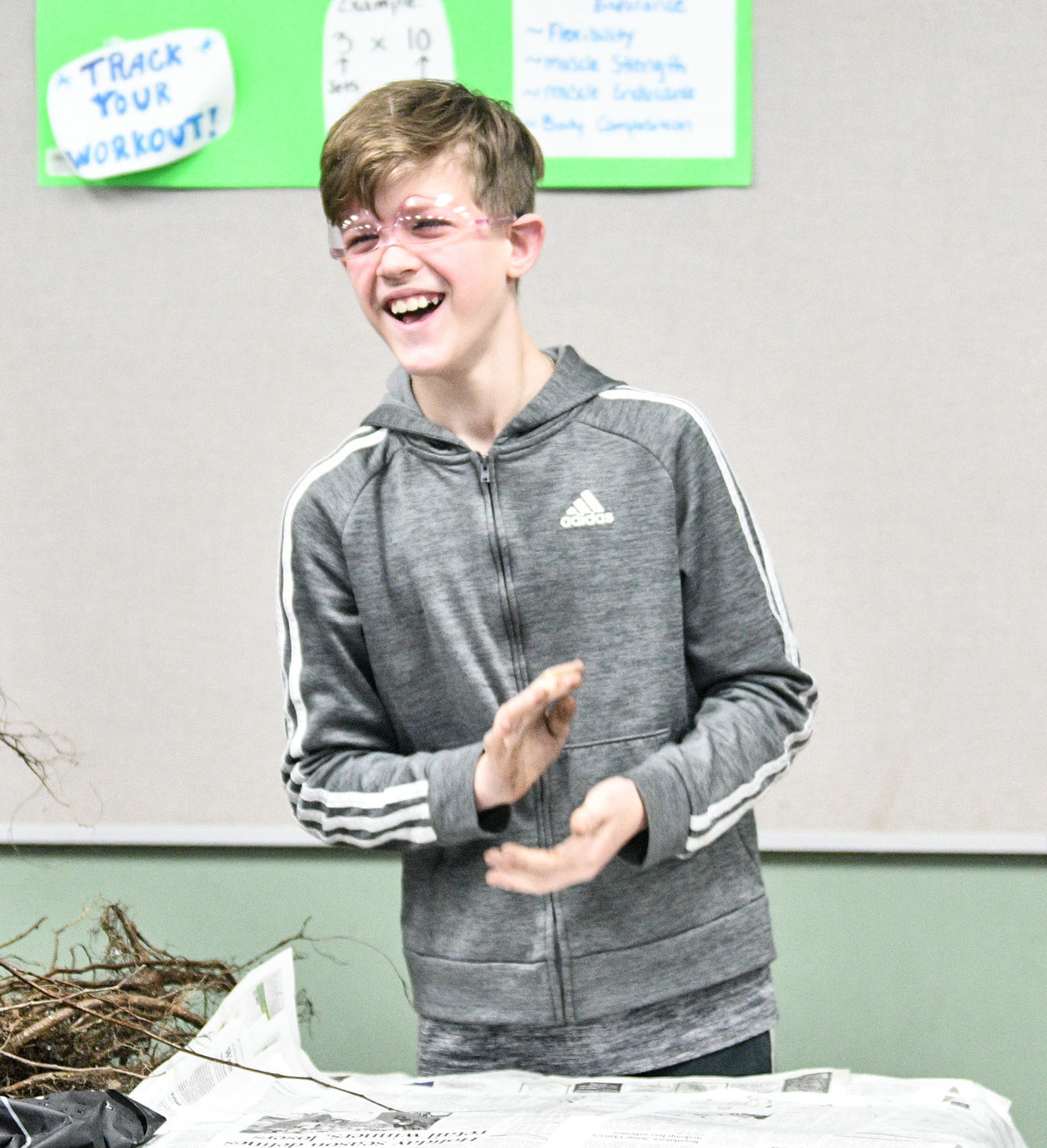 Students wrap trees, give back to the community